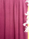 (SWEATER RIB) WINE