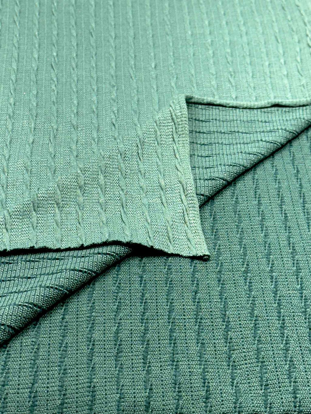 (CABLE KNIT) SEA GREEN (1)