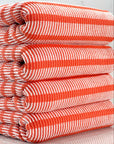 (URBAN RIB) STRIPES ON TANGERINE