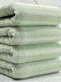 (URBAN RIB) STRIPES ON GREEN LILY