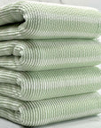 (URBAN RIB) STRIPES ON GREEN LILY