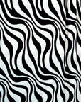 (WIDE RIB) ZEBRA PATTERN ON OFF WHITE