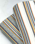 (RIB) COLORFUL STRIPES ON OFF WHITE