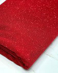 (MESH) RED GLITTER