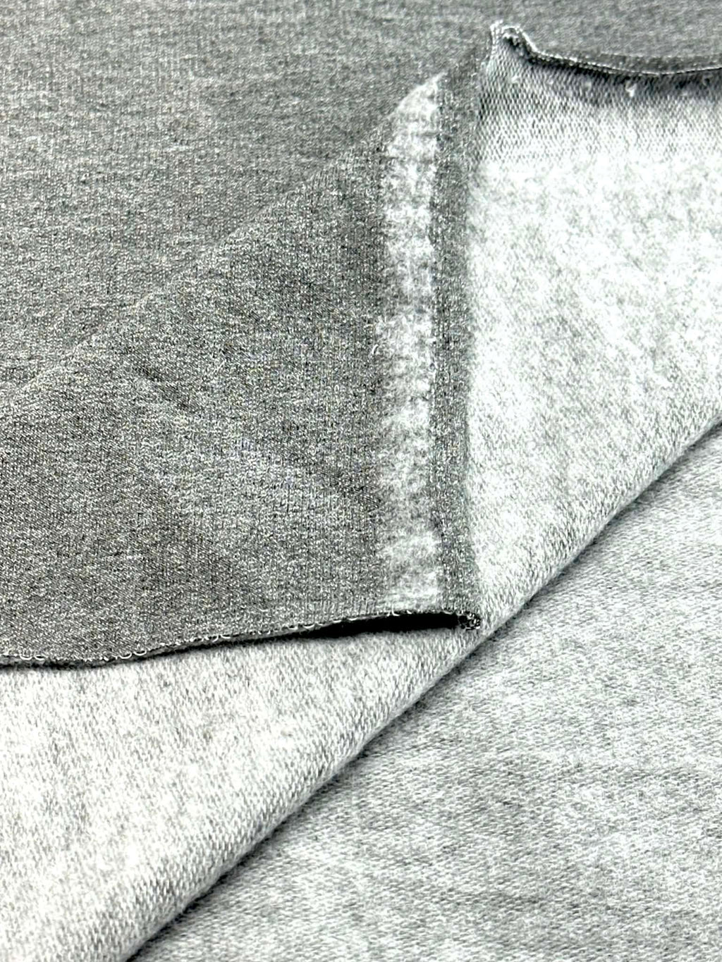 (FRENCH TERRY BRUSHED) 2-TONE GRAY