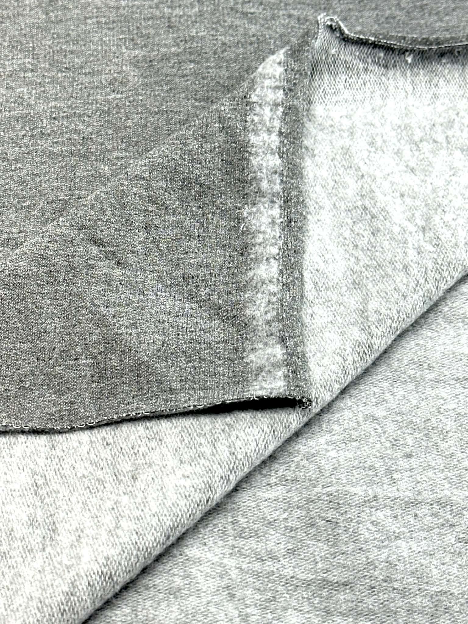 (FRENCH TERRY BRUSHED) 2-TONE GRAY
