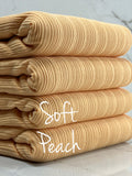 (PORTIA RIB) SOFT PEACH