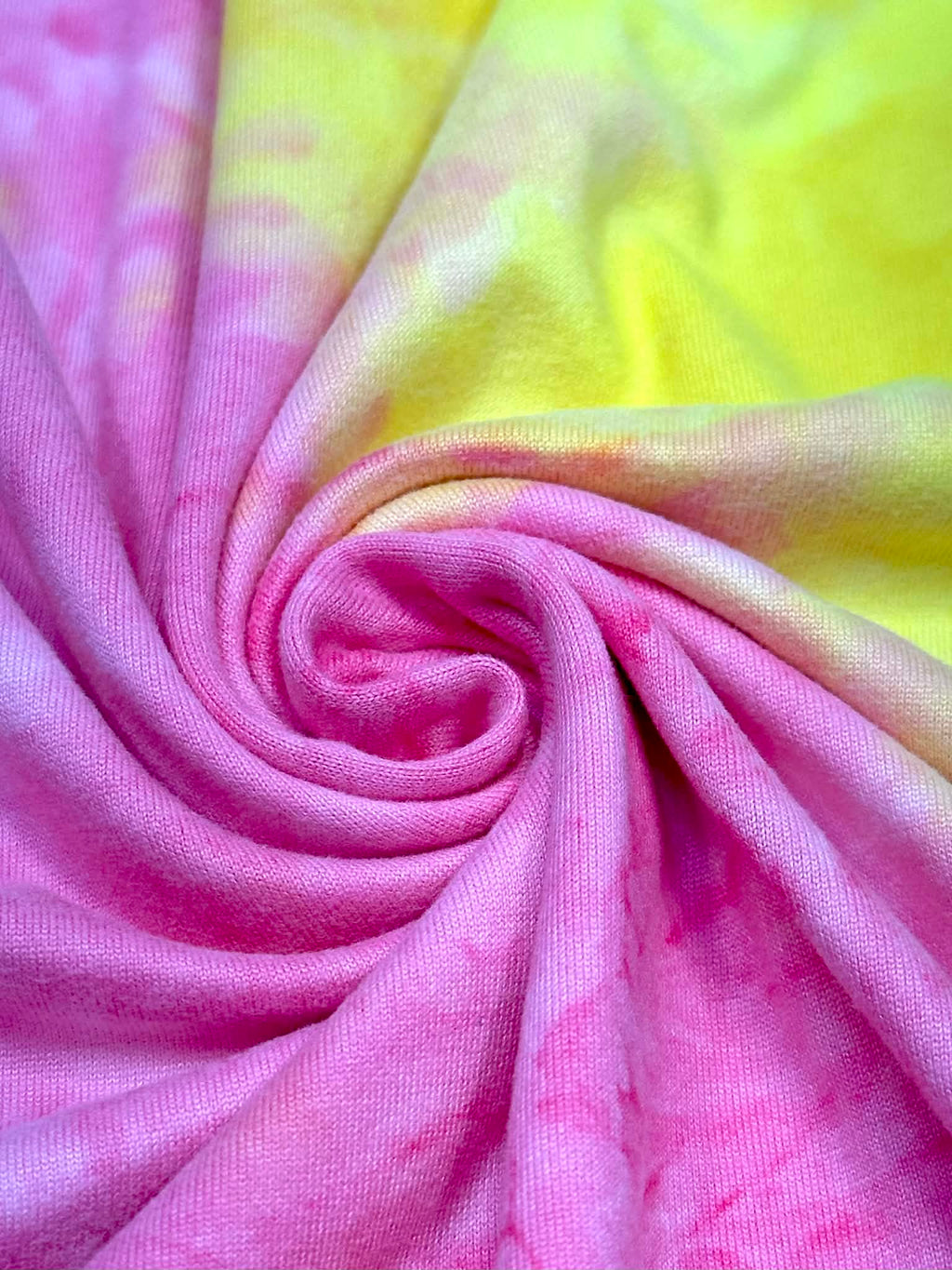 (DBP) PINK AND YELLOW TIE DYE