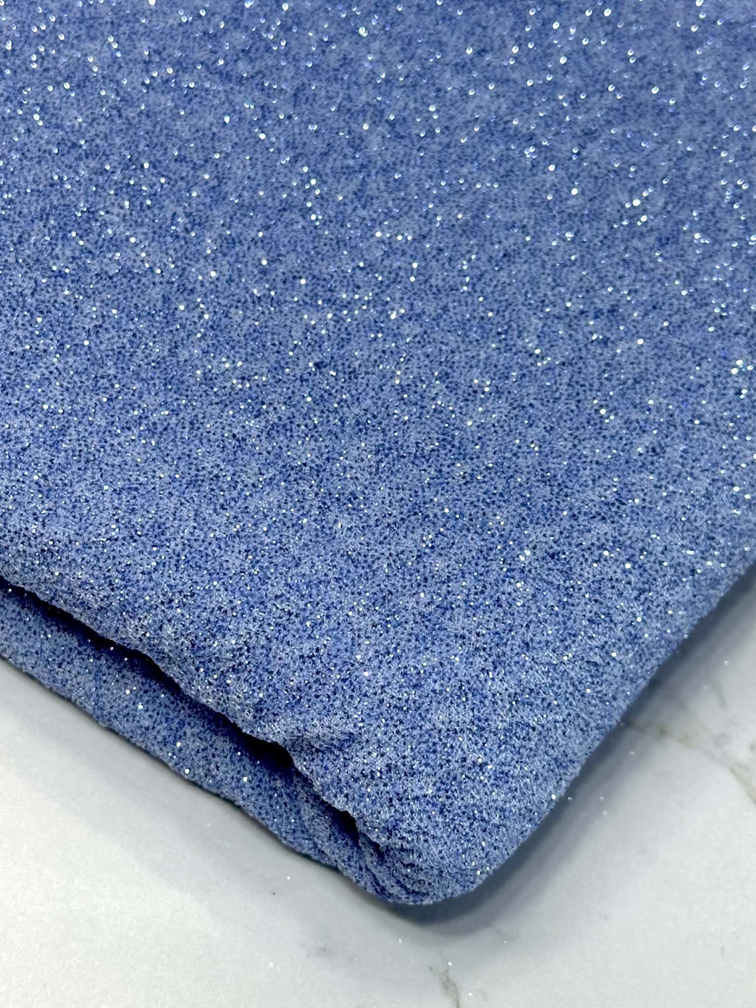 (KNIT) 3D BERRY BLUE AND GLITTER LEOPARD