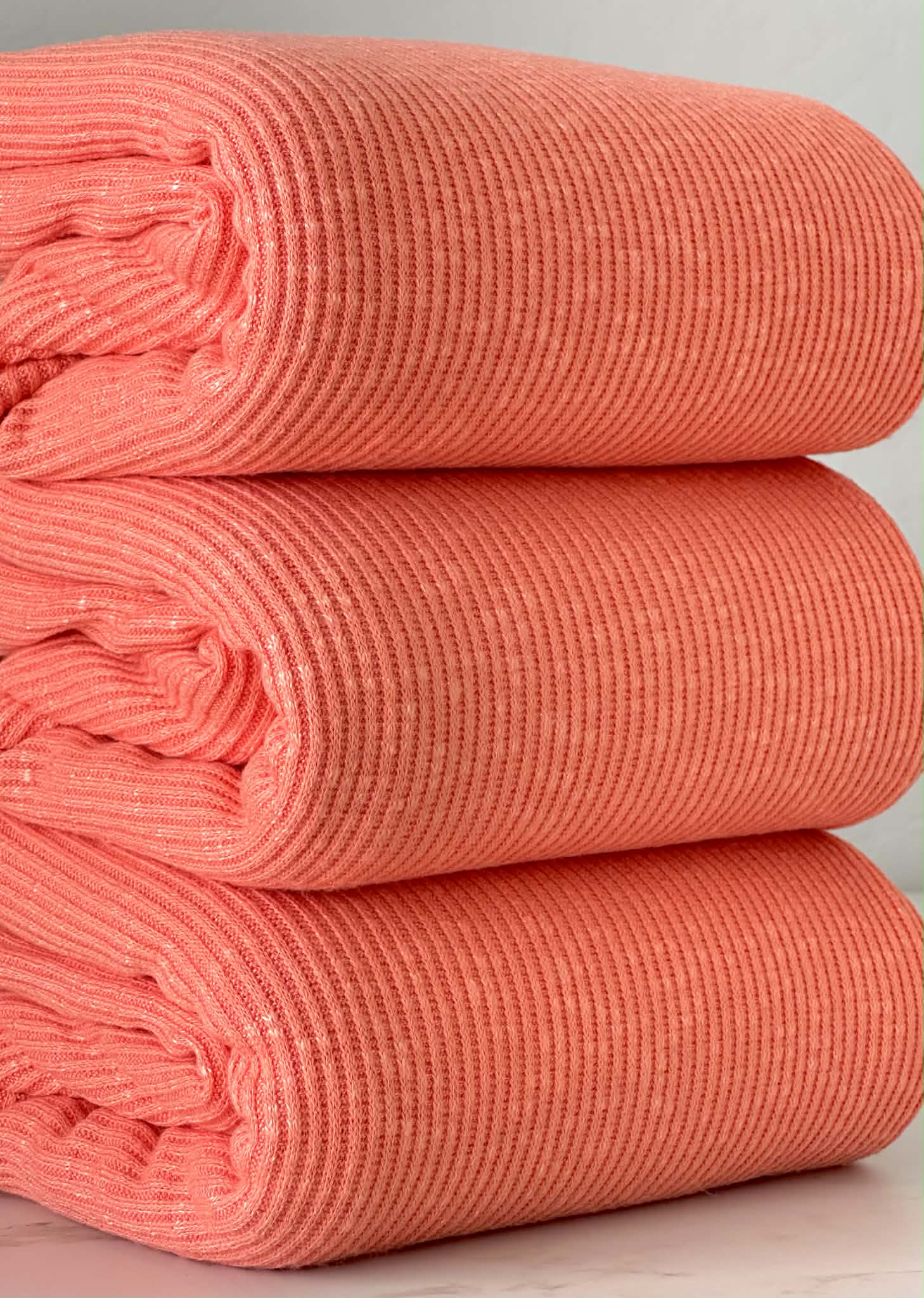 (SWEATER RIB) PEACH