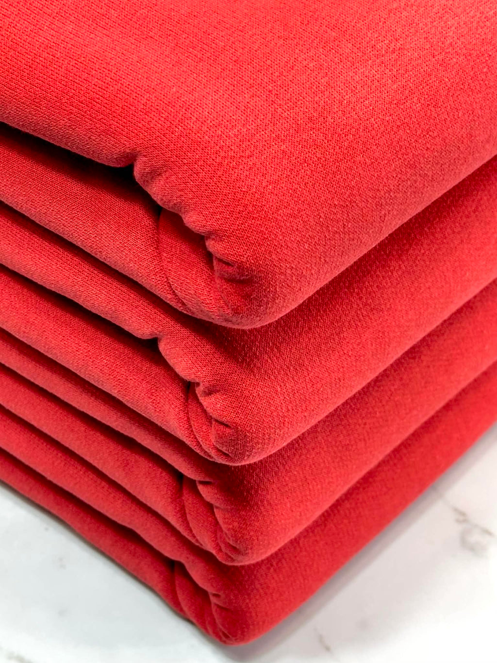 (FRENCH TERRY BRUSHED) RED