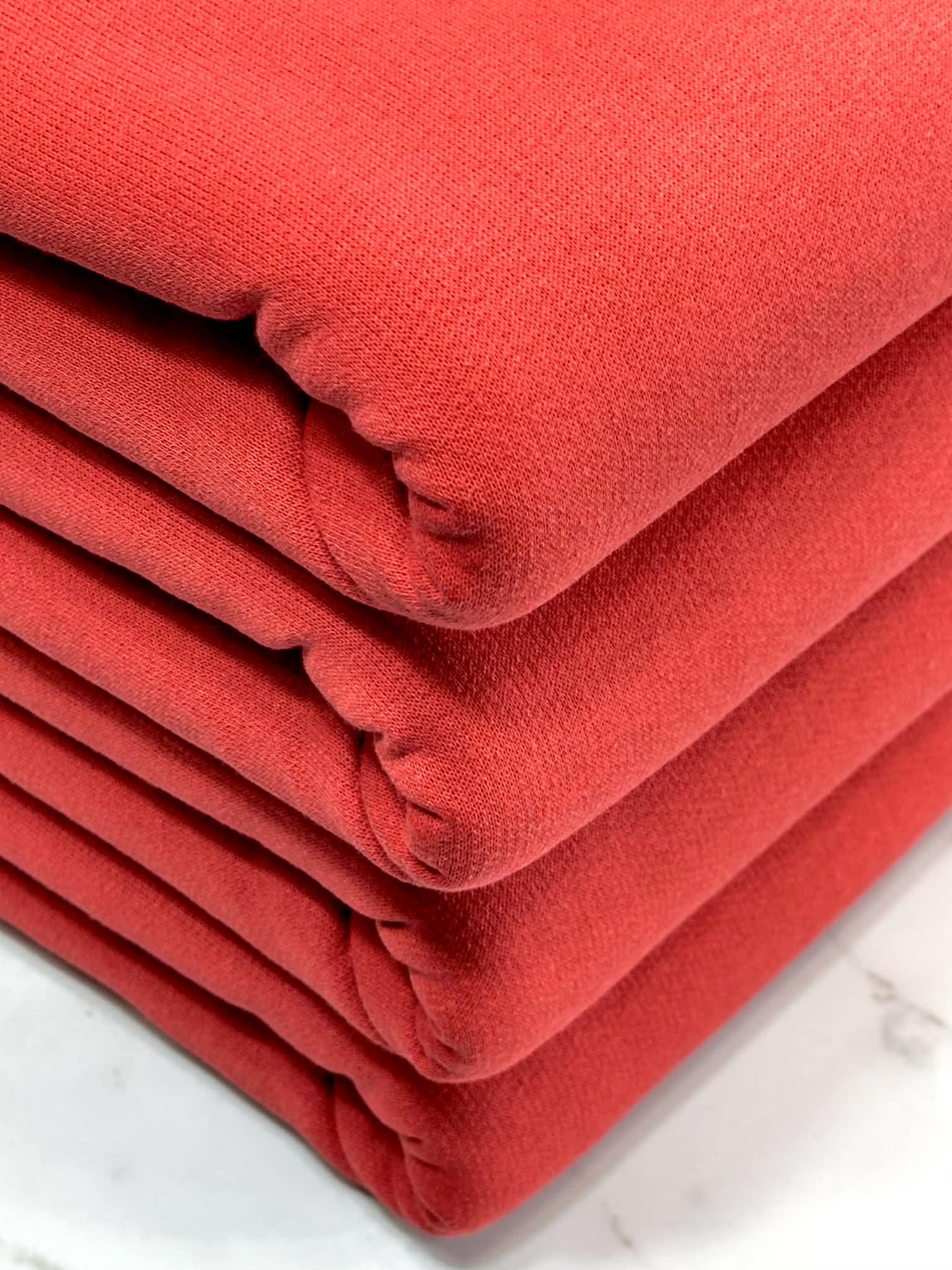 (FRENCH TERRY BRUSHED) RED