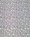 (DBP) WHITE TINY FLORAL ON LAVENDER