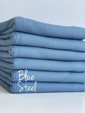 z.(4X2 RIB) BLUE STEEL