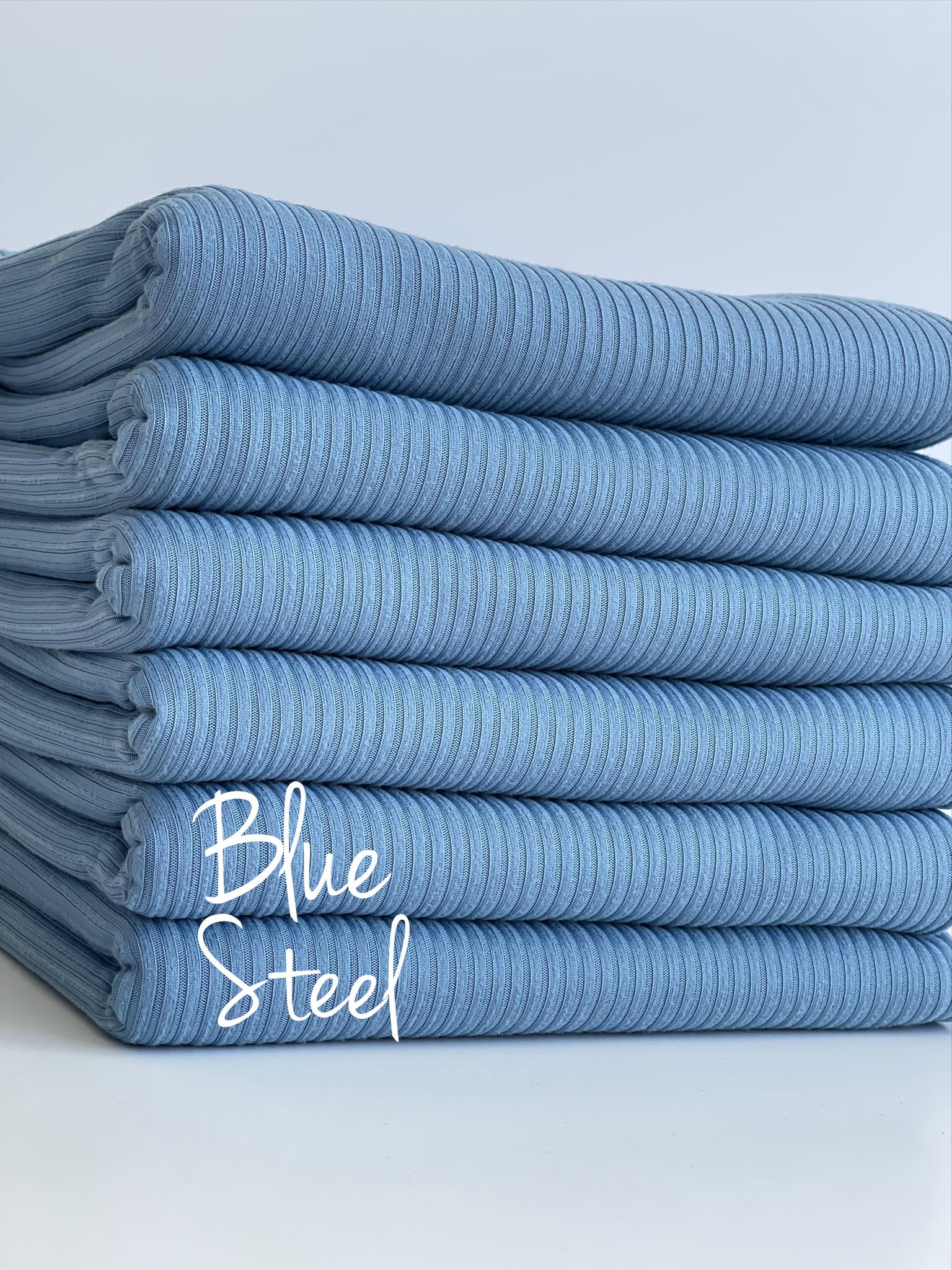 z.(4X2 RIB) BLUE STEEL