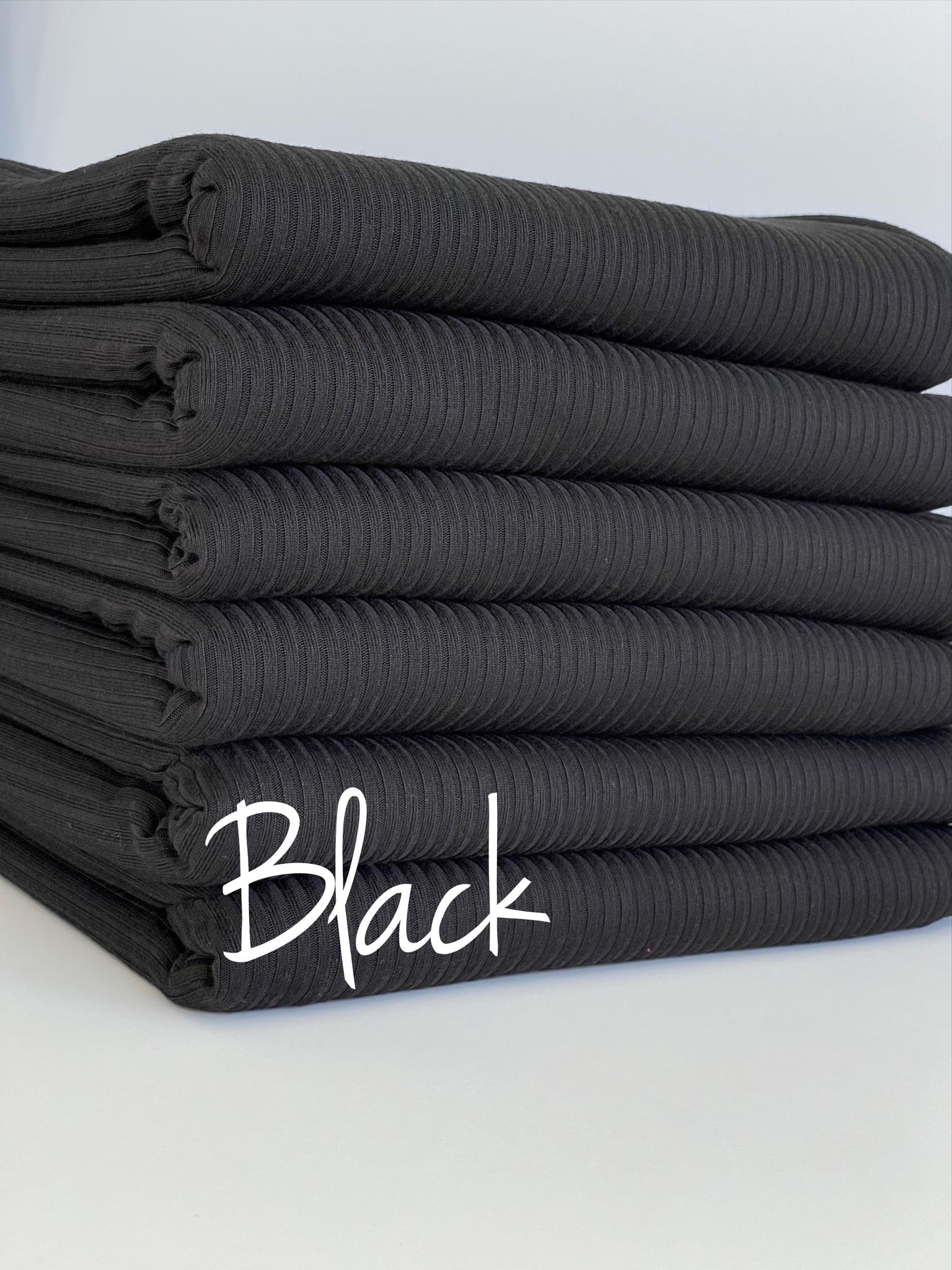 z.(4X2 RIB) BLACK