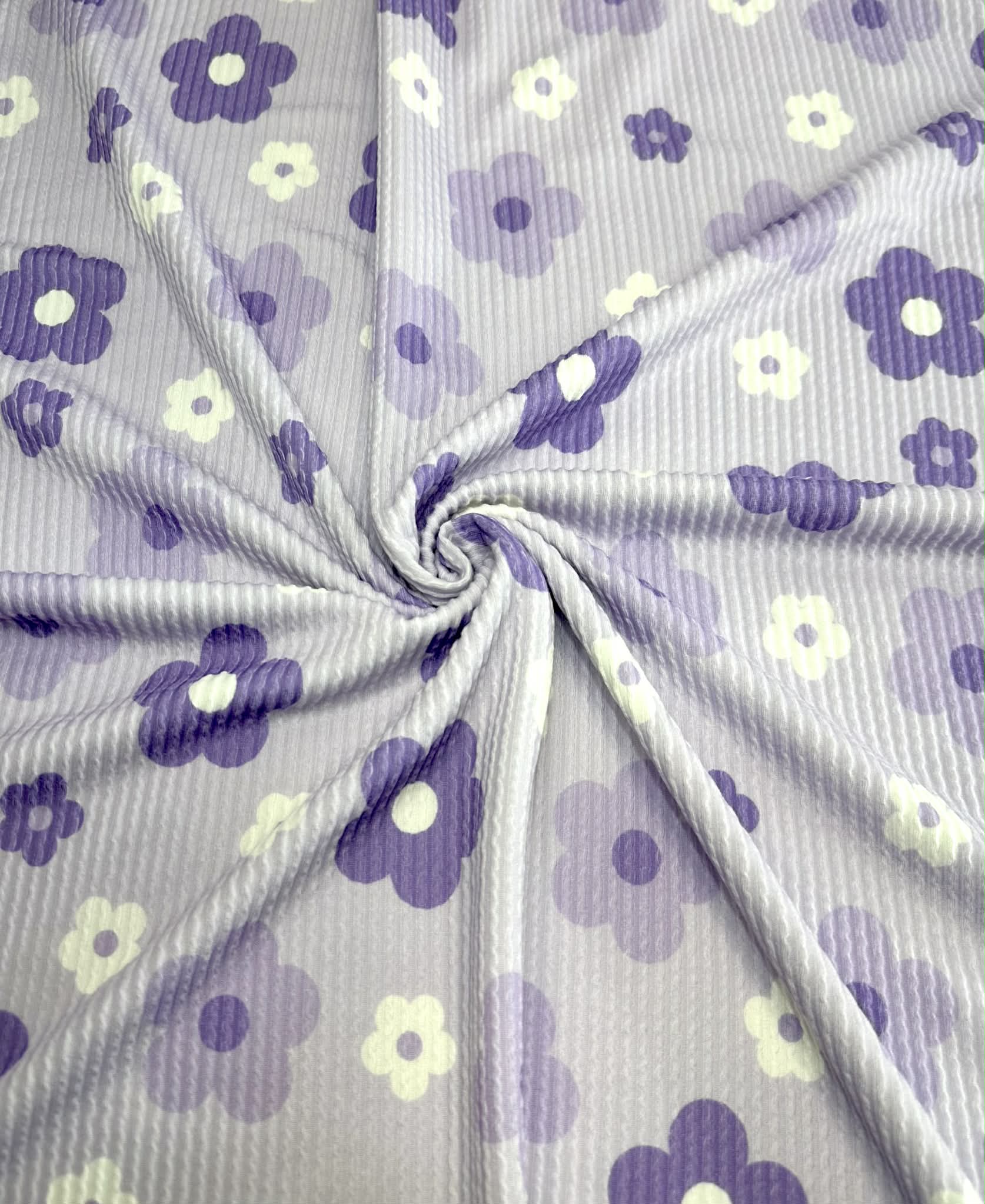 (URBAN RIB) PURPLE, LAVENDER AND OFF WHITE FLOWERS ON LILAC(1)