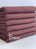 z.(4X2 RIB) BROWN