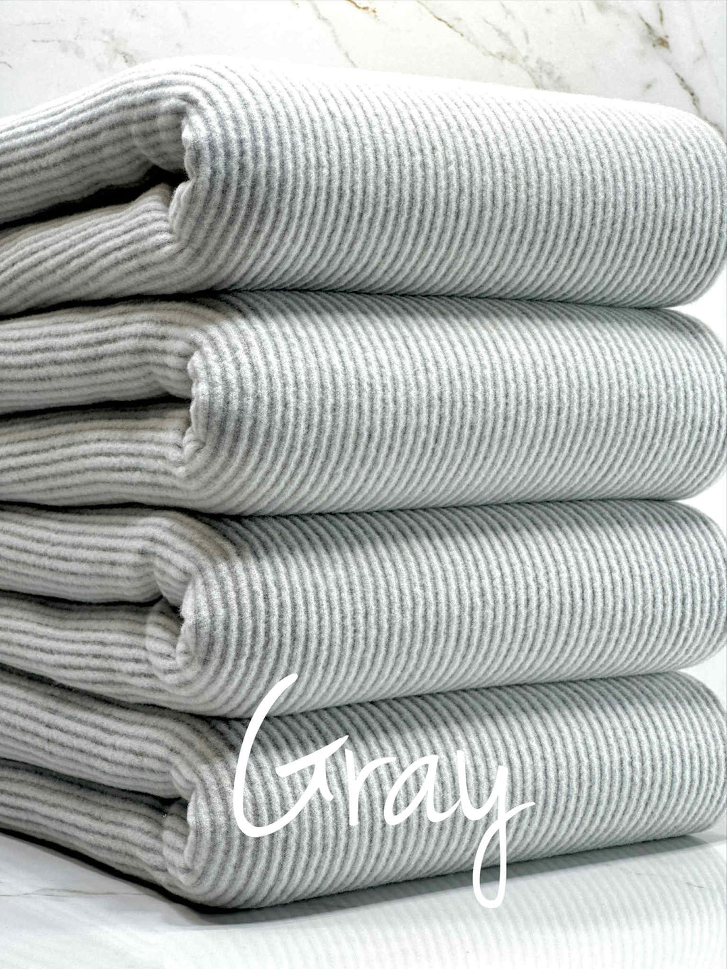 (BRUSHED URBAN RIB) GRAY