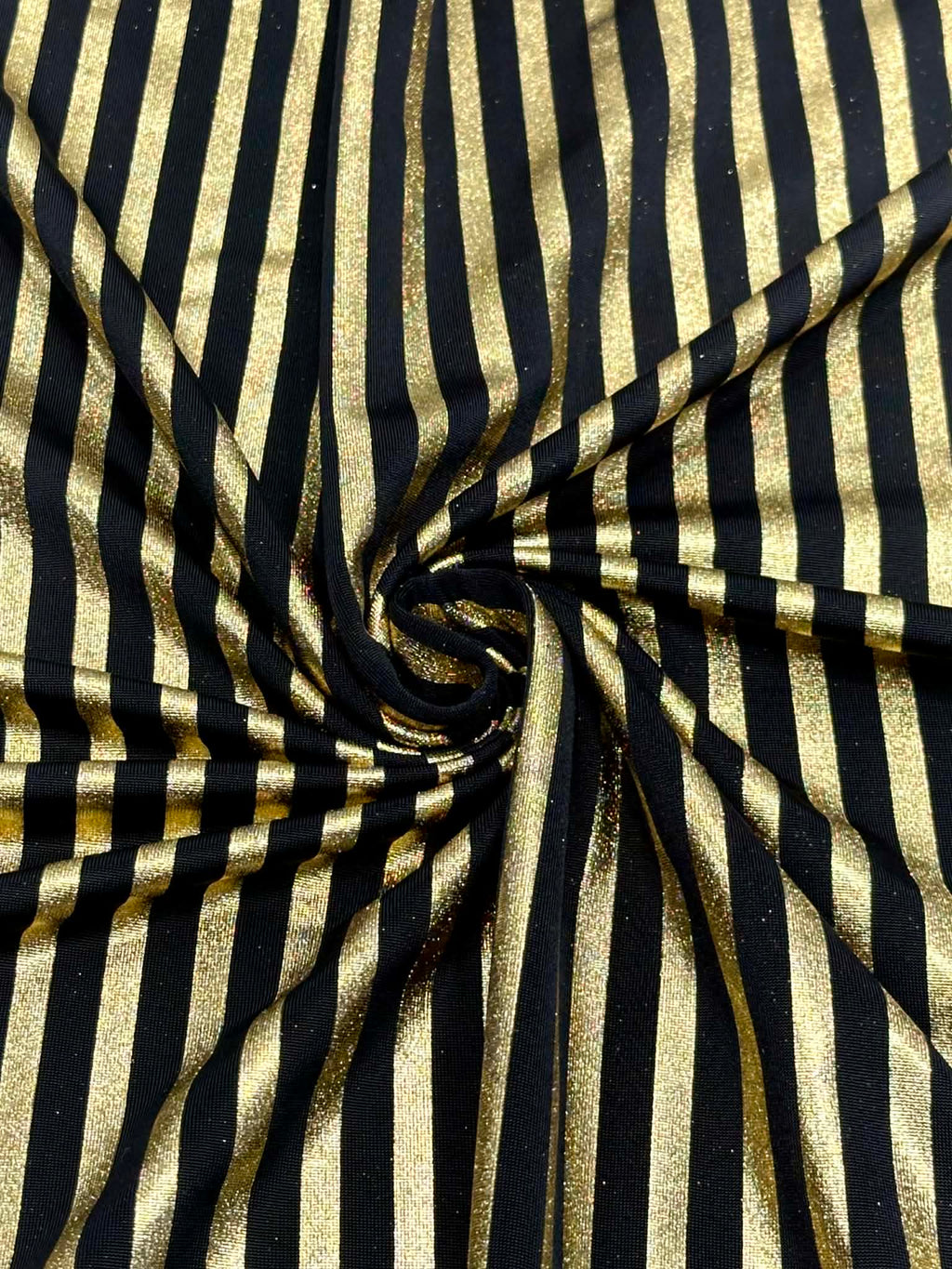 (ITY) FOIL GOLD STRIPES ON BLACK