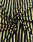 (ITY) FOIL GOLD STRIPES ON BLACK