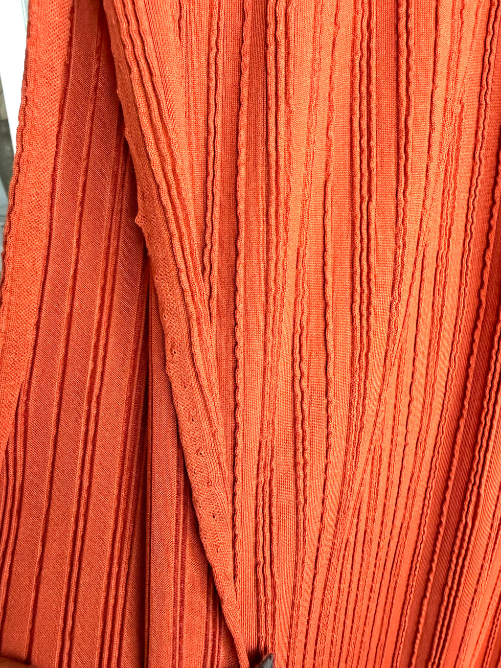 (TEXTURE JACQUARD RIB) RUST