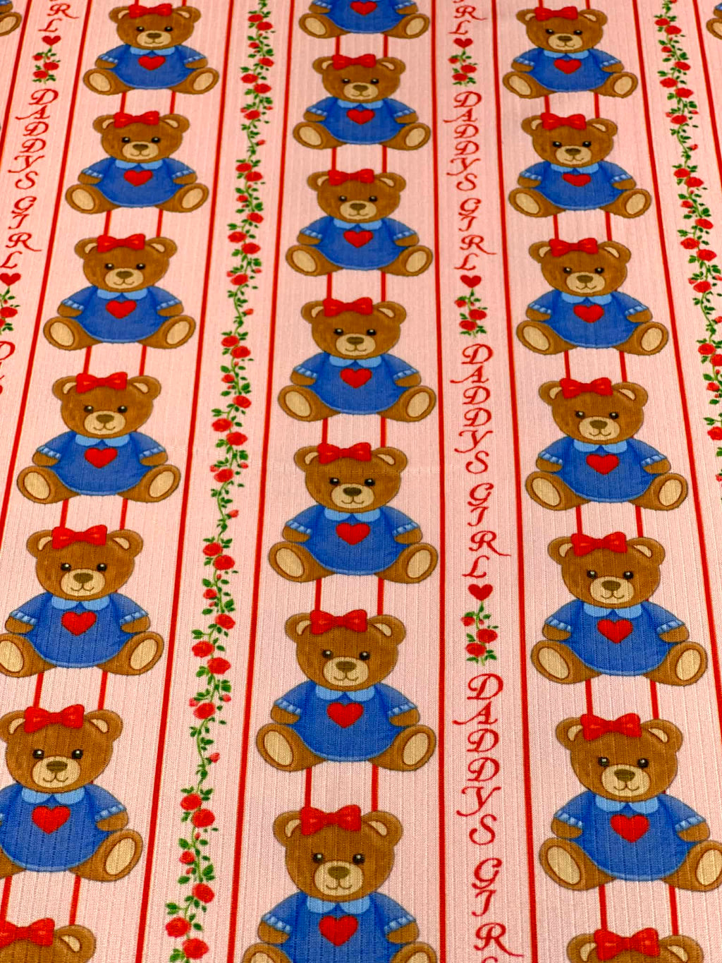 (4X2 YUMMY RIB) DADDYS GIRL TEDDY BEARS