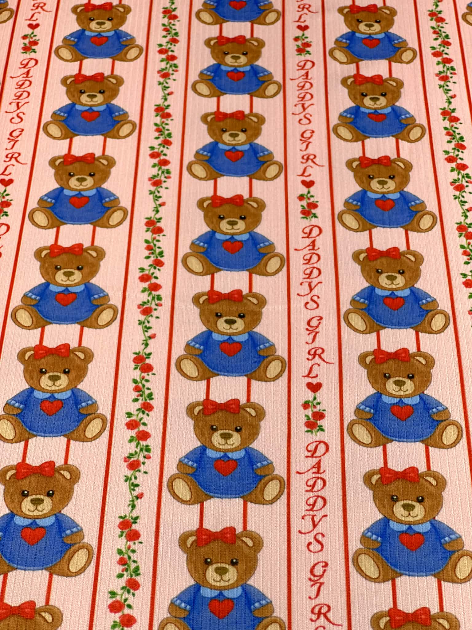 (4X2 YUMMY RIB) DADDYS GIRL TEDDY BEARS