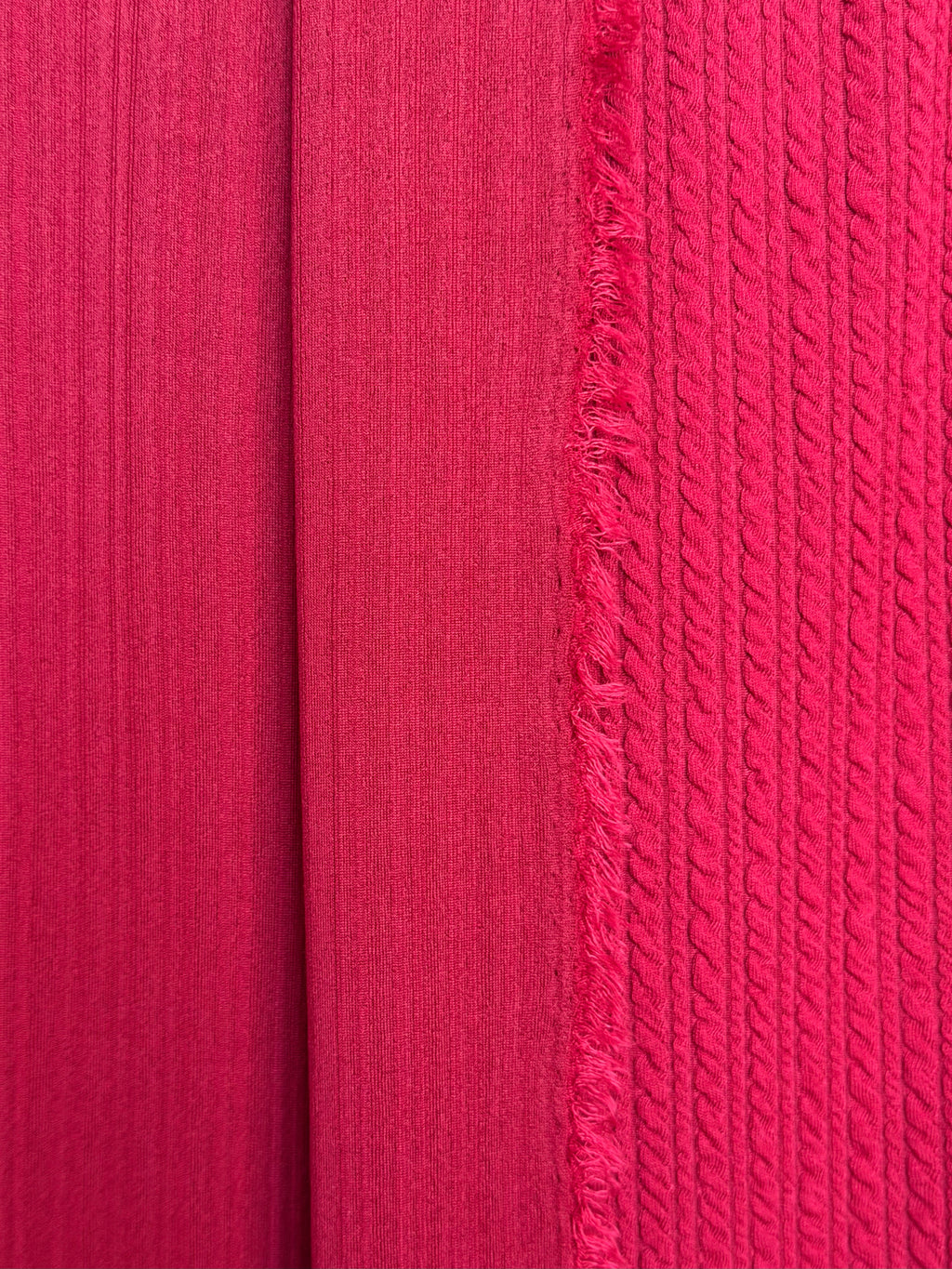 (GOLDEN RIB KNIT) BURGUNDY