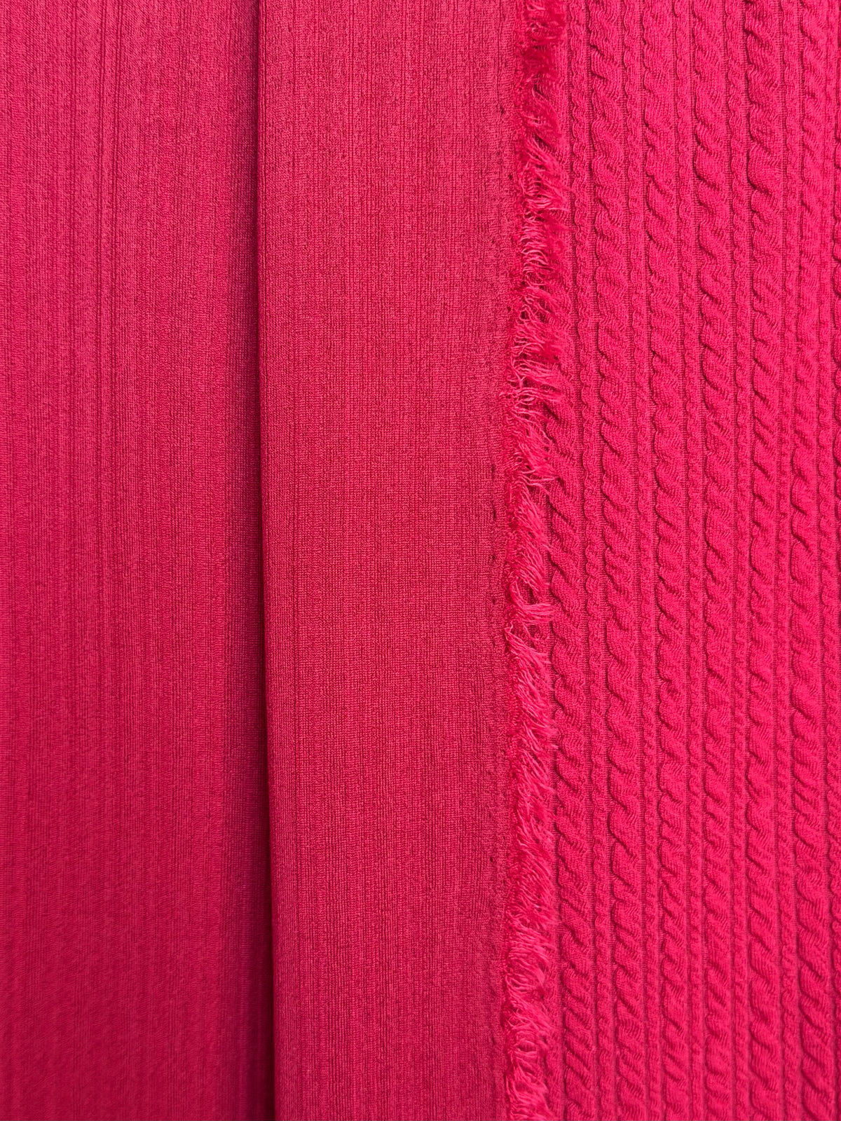 (GOLDEN RIB KNIT) BURGUNDY