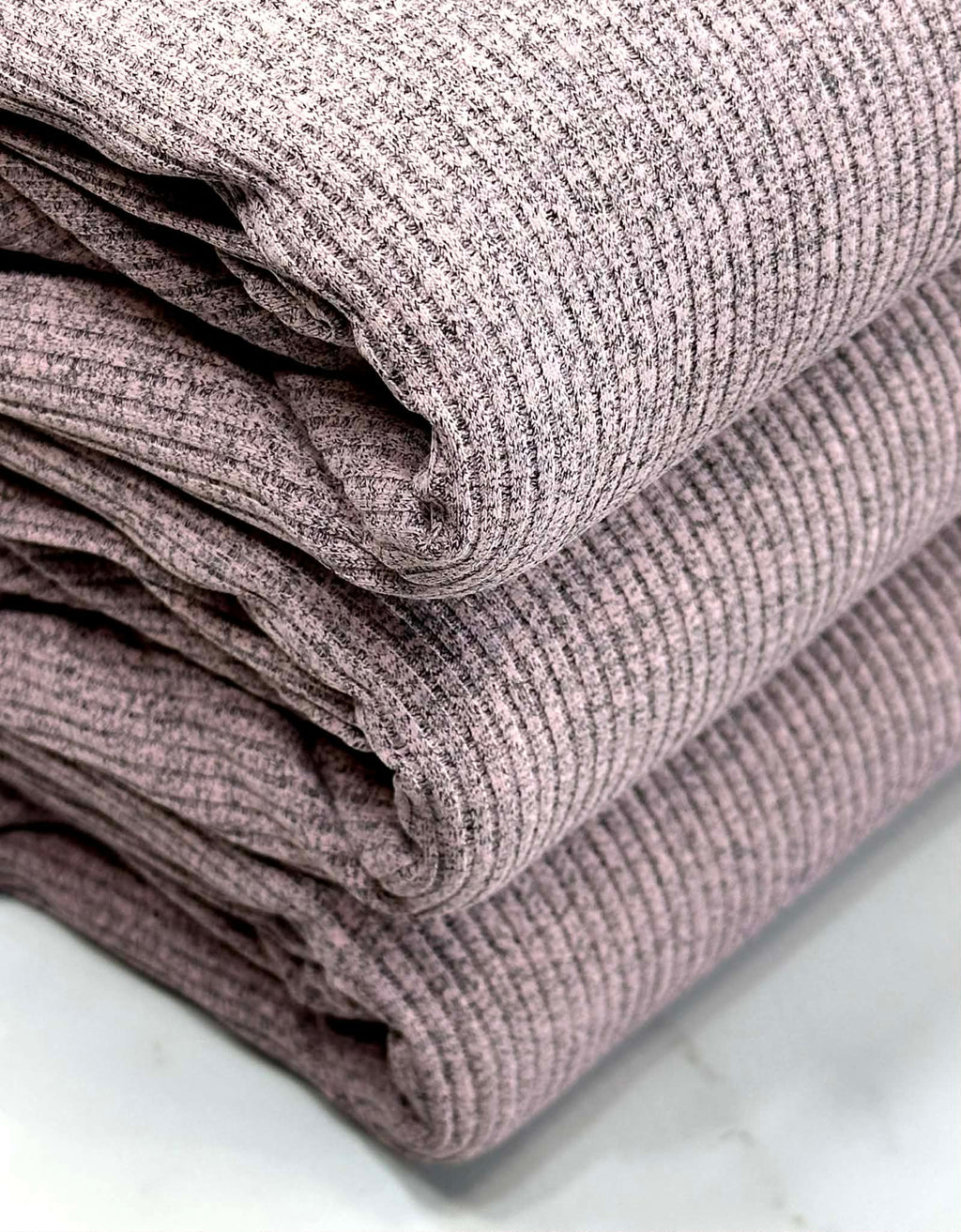 (SWIM RIB) 2-TONE DUSTY MAUVE
