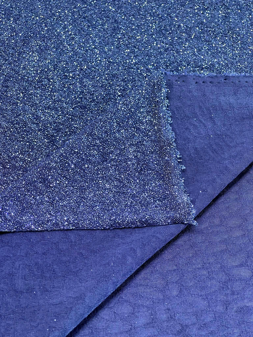 (KNIT) 3D DENIM AND GLITTER LEOPARD
