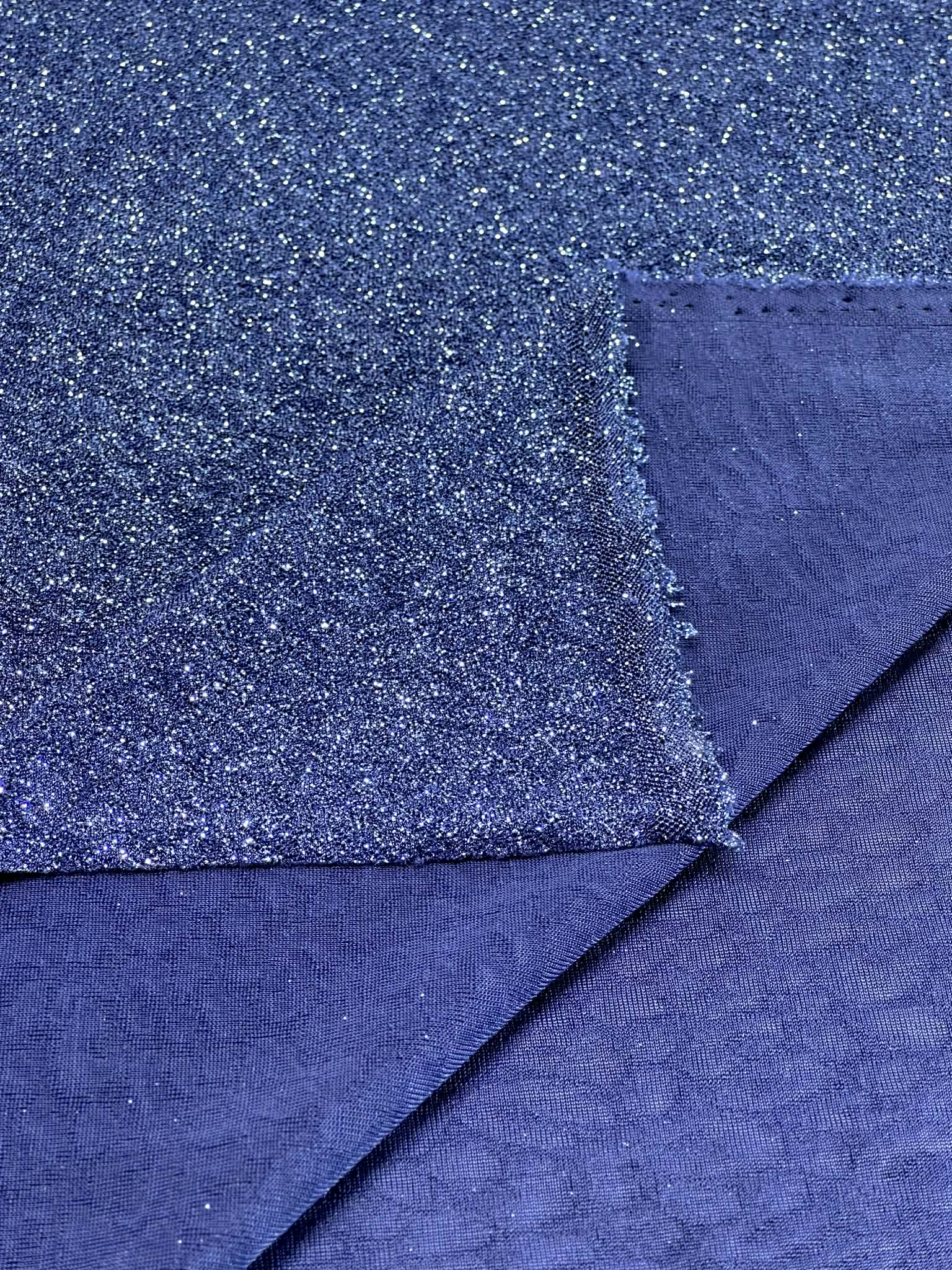 (KNIT) 3D DENIM AND GLITTER LEOPARD