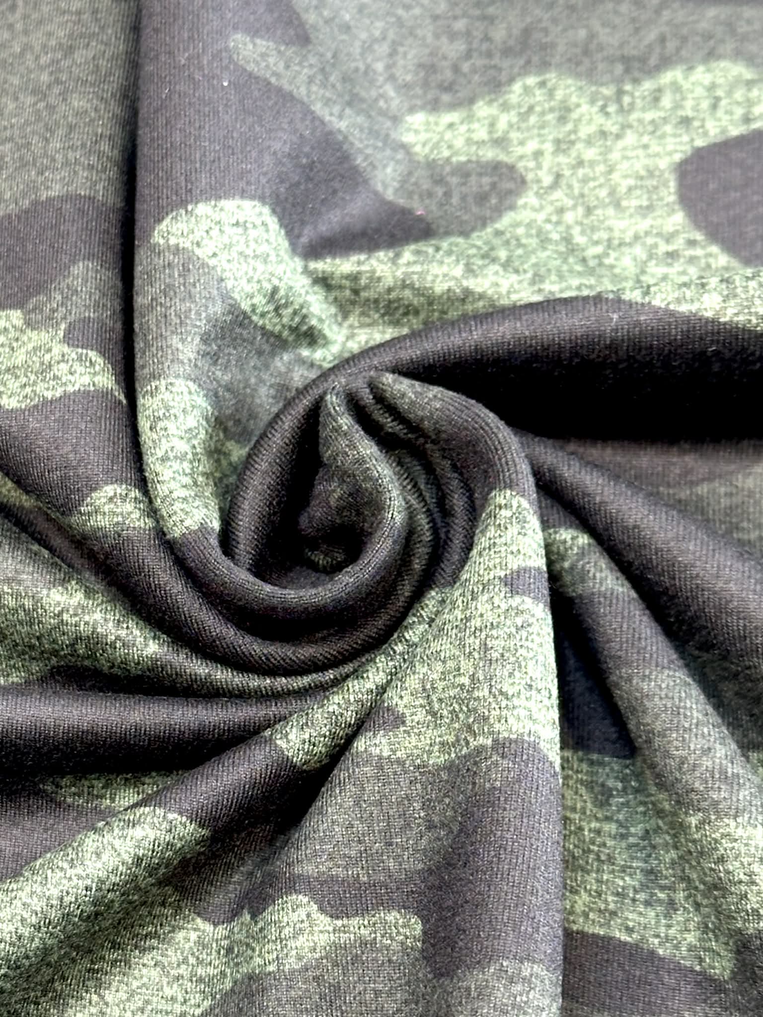 (YOGA) OLIVE AND BLACK CAMOFLAGE