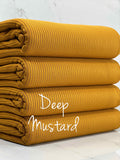 z.(4X2 RIB) DEEP MUSTARD