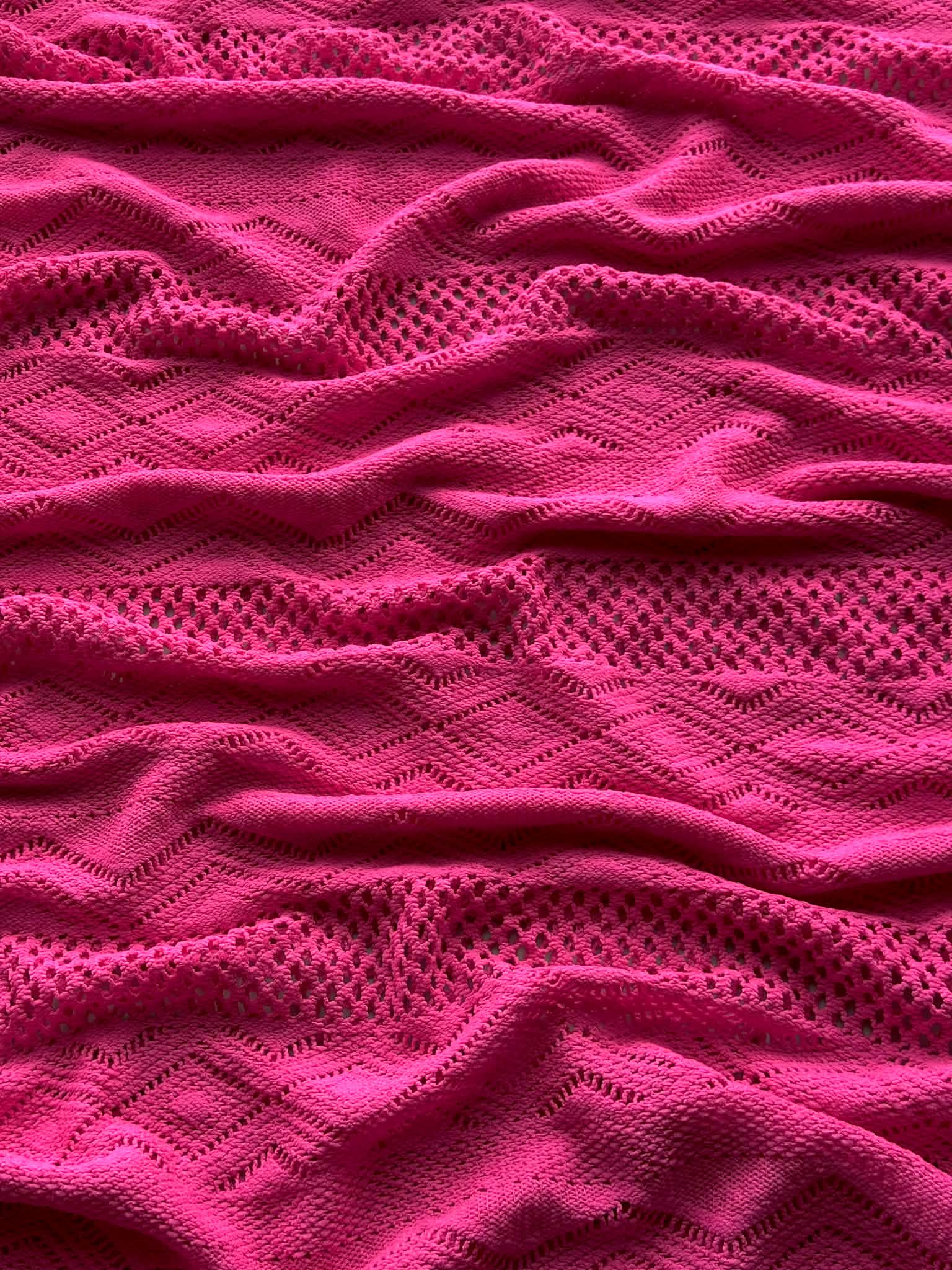 (KNITTED KNIT) FUCHSIA
