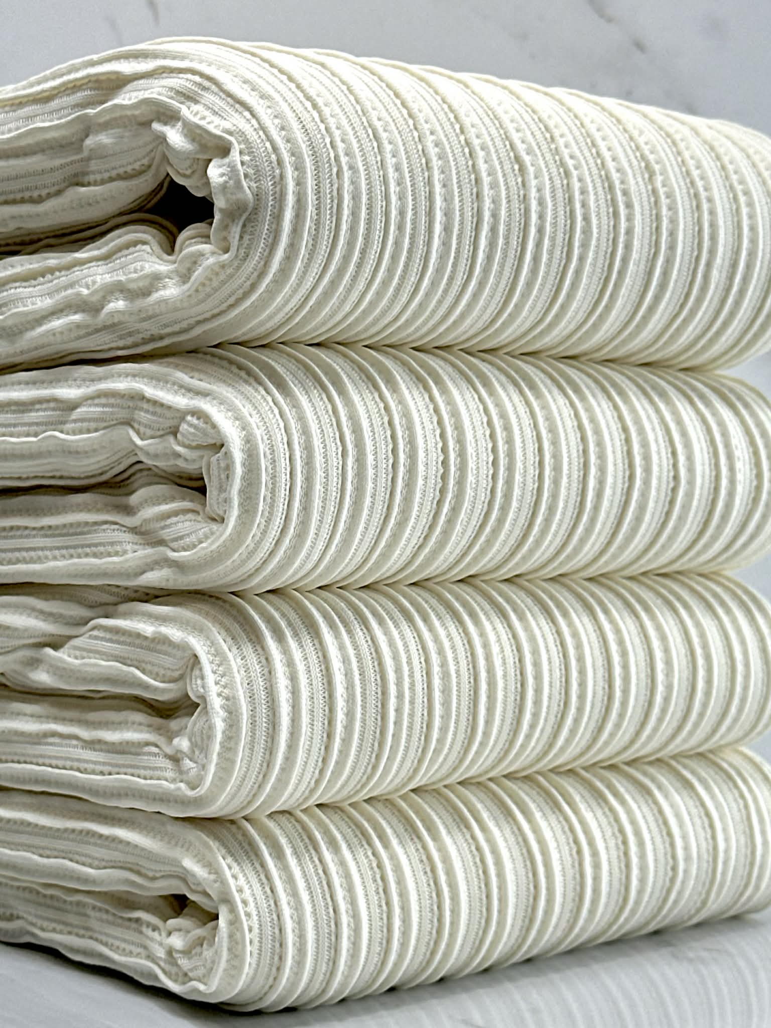 (RIB KNIT) CREAM