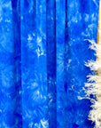 (YOGA) BLUE AND OFF WHITE TIE DYE