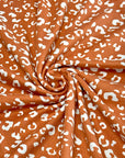 (DBP) TINY WHITE LEOPARD ON VINTAGE ORANGE