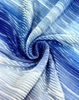 (PLEATED) BLUE COLORWAVE