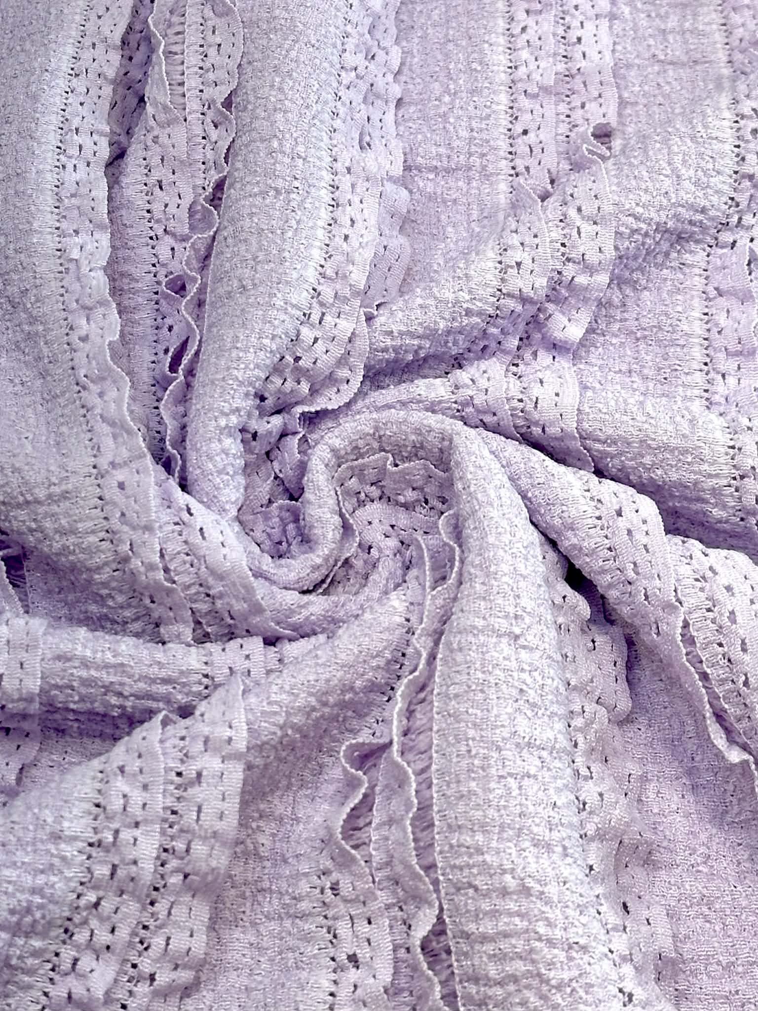 (RUFFLE LACE) LILAC