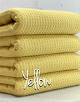 (WAFFLE BRUSHED) YELLOW