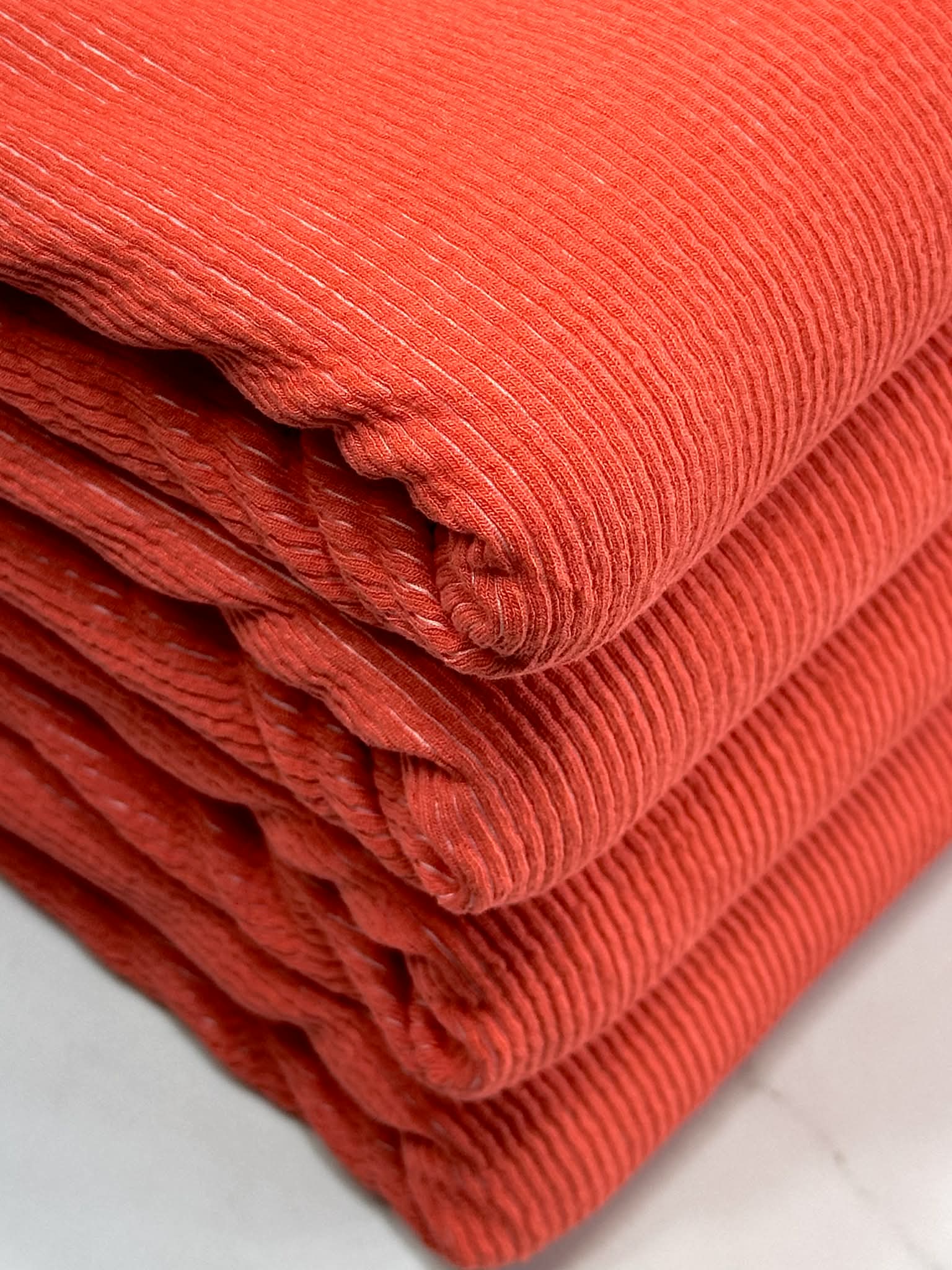 (DEL RAY RIB KNIT) BRIGHT RED
