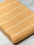 (SWEATER RIB) OFF WHITE THIN STRIPES ON SOFT APRICOT(5)