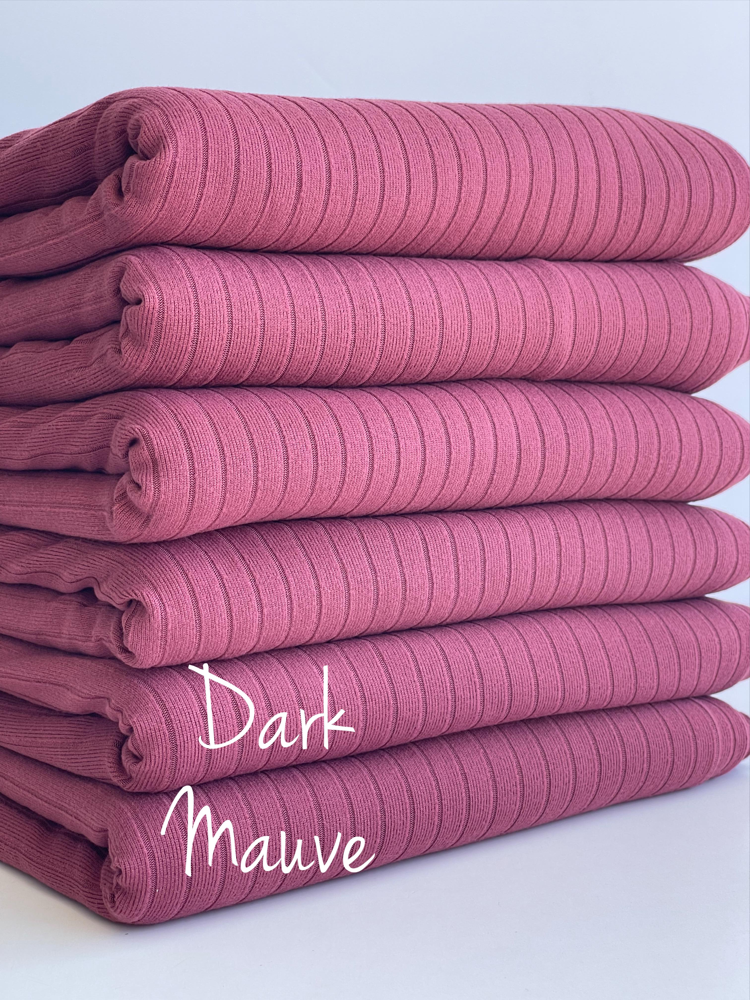 z.(8X2 RIB) DARK MAUVE