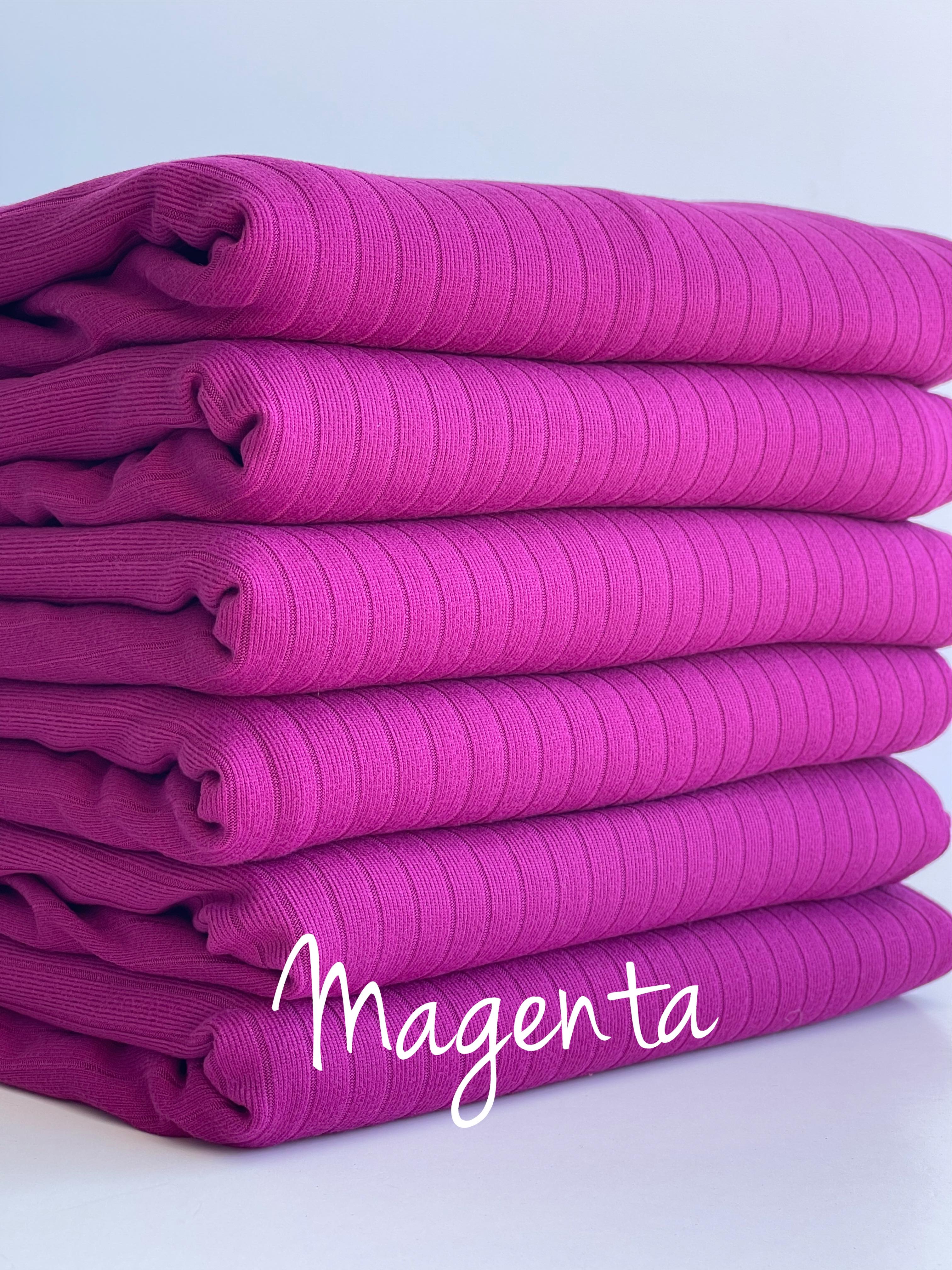 z.(8X2 RIB) MAGENTA
