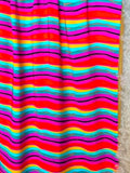 (SWIM) BRIGHT COLORFUL STRIPES