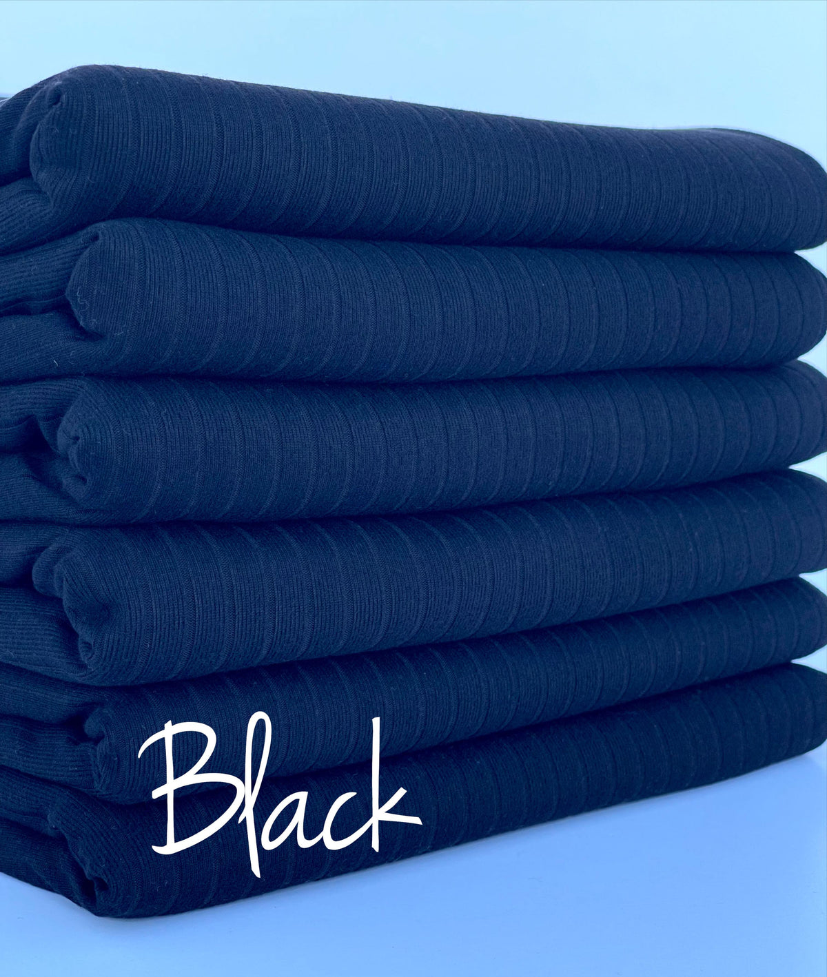 z.(8X2 RIB) BLACK