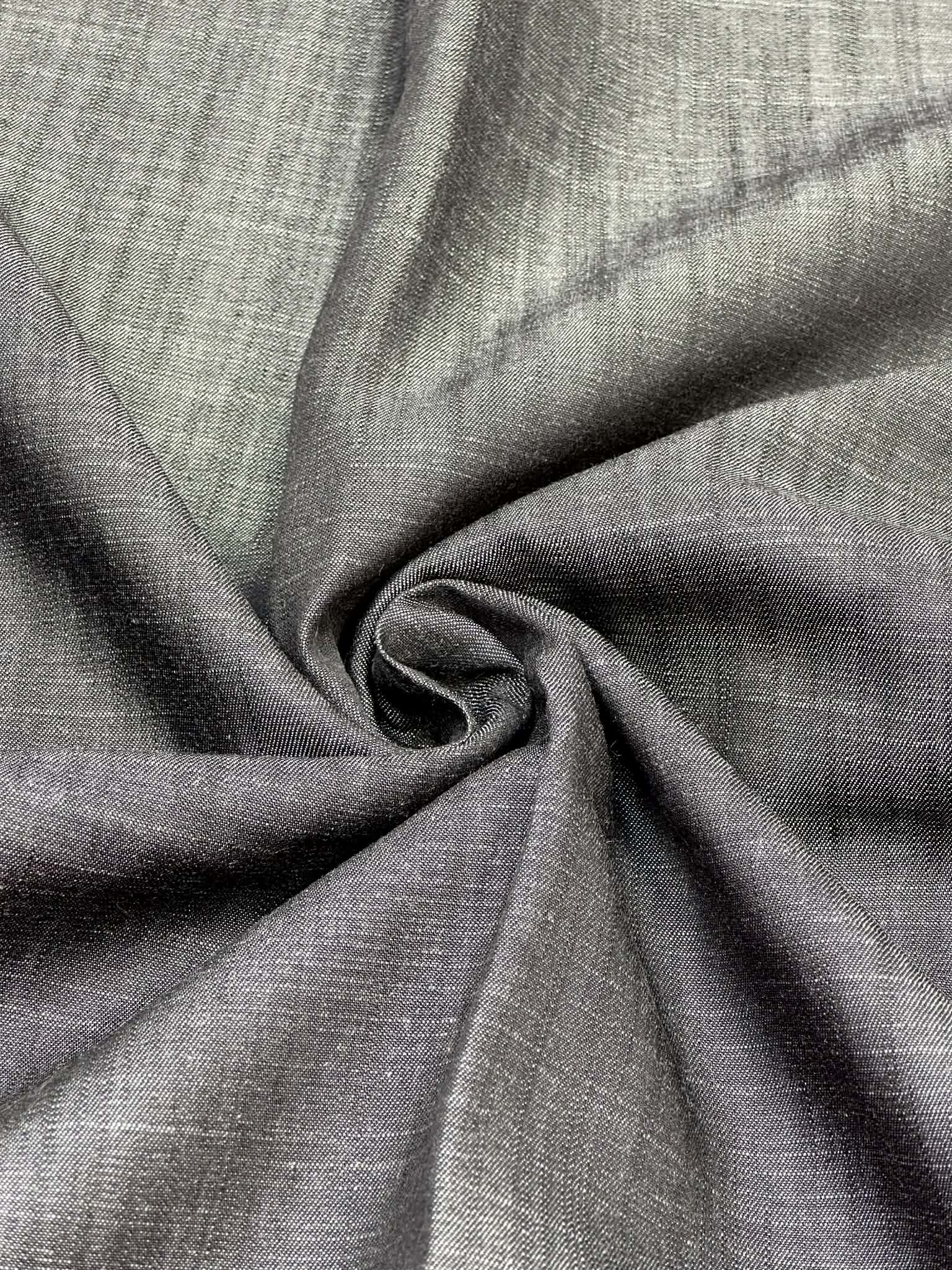 (TENCEL CHAMBRAY) BLACK DENIM