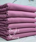 z.(8X2 RIB) BRIGHT MAUVE
